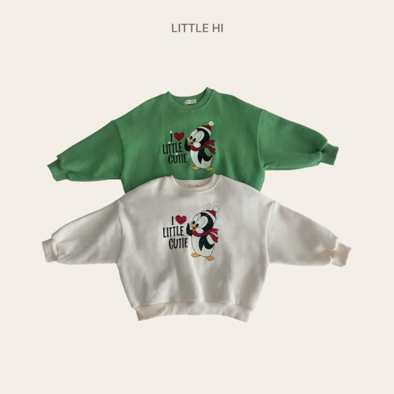 Winter Penguin Sweatshirt by Little Hi for Child - view 11