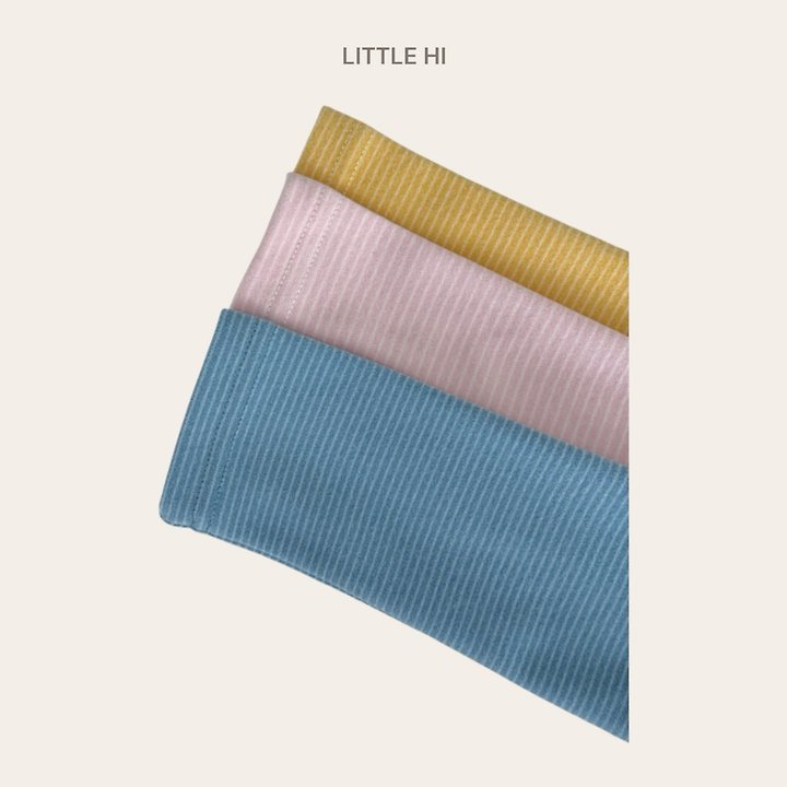 Mellow Stripe Turtleneck Tee by Little Hi for Child - view 4