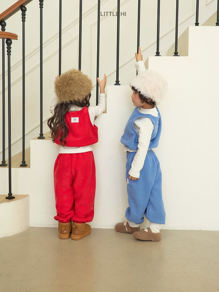 Kitch Pop Pintuck Jogger Pants by Little Hi for Child - view 6