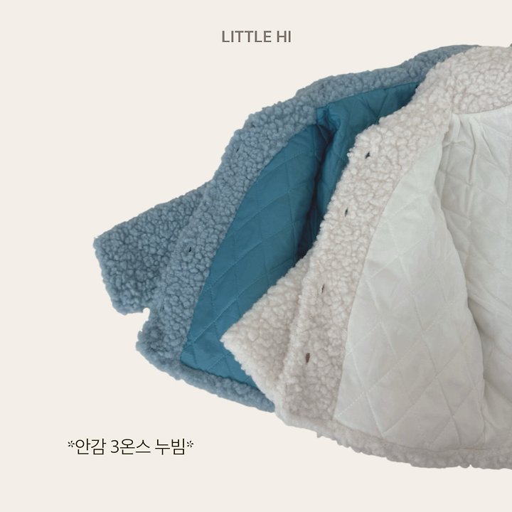 King Boucle Collar Jacket by Little Hi for Child - view 4