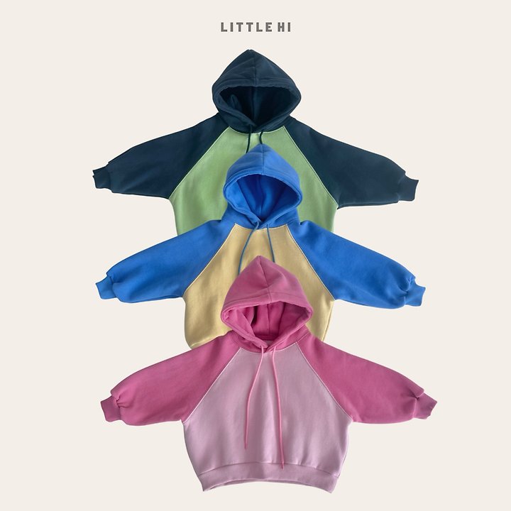 Candy Raglan Hooded Tee by Little Hi for Child - view 1