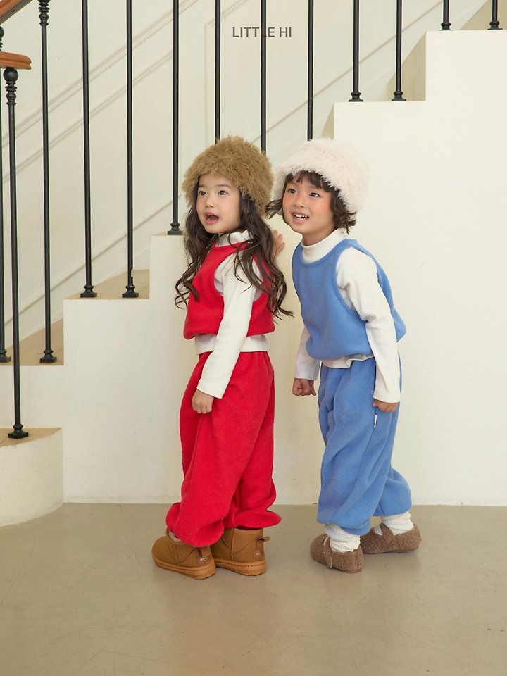 Kitch Pop Pintuck Jogger Pants by Little Hi for Child - view 8