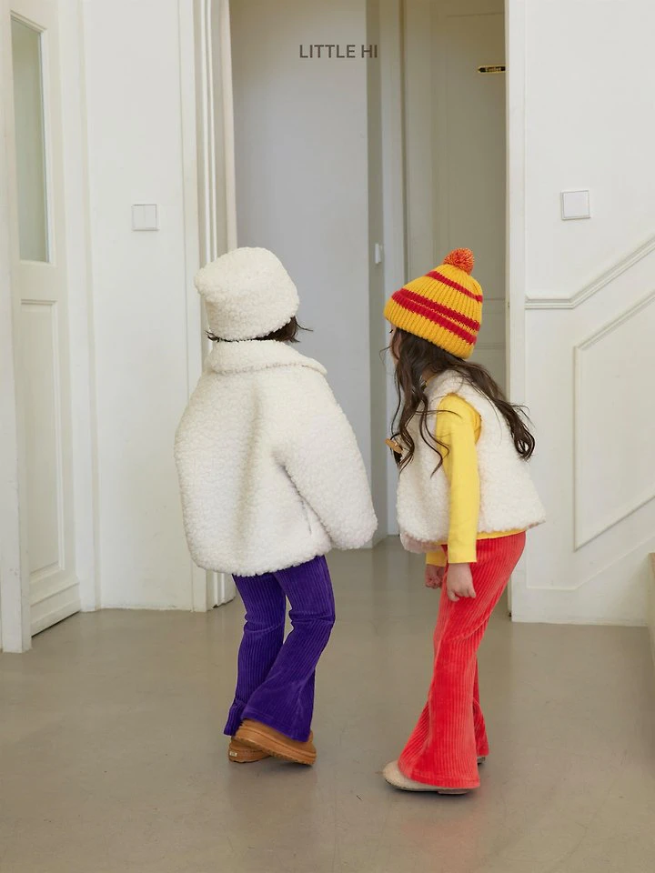 Velour Pop Bootcut Pants by Little Hi for Child - view 6