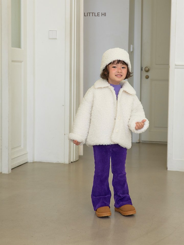 Velour Pop Bootcut Pants by Little Hi for Child - view 9