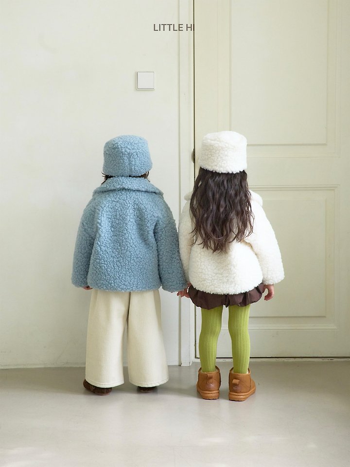 King Boucle Collar Jacket by Little Hi for Child - view 7