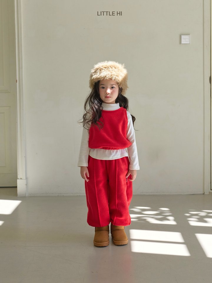 Kitch Pop Pintuck Jogger Pants by Little Hi for Child - view 10