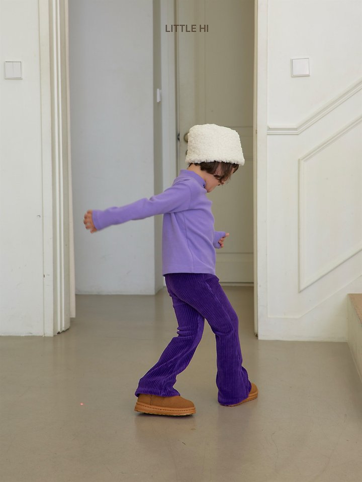 Velour Pop Bootcut Pants by Little Hi for Child - view 8