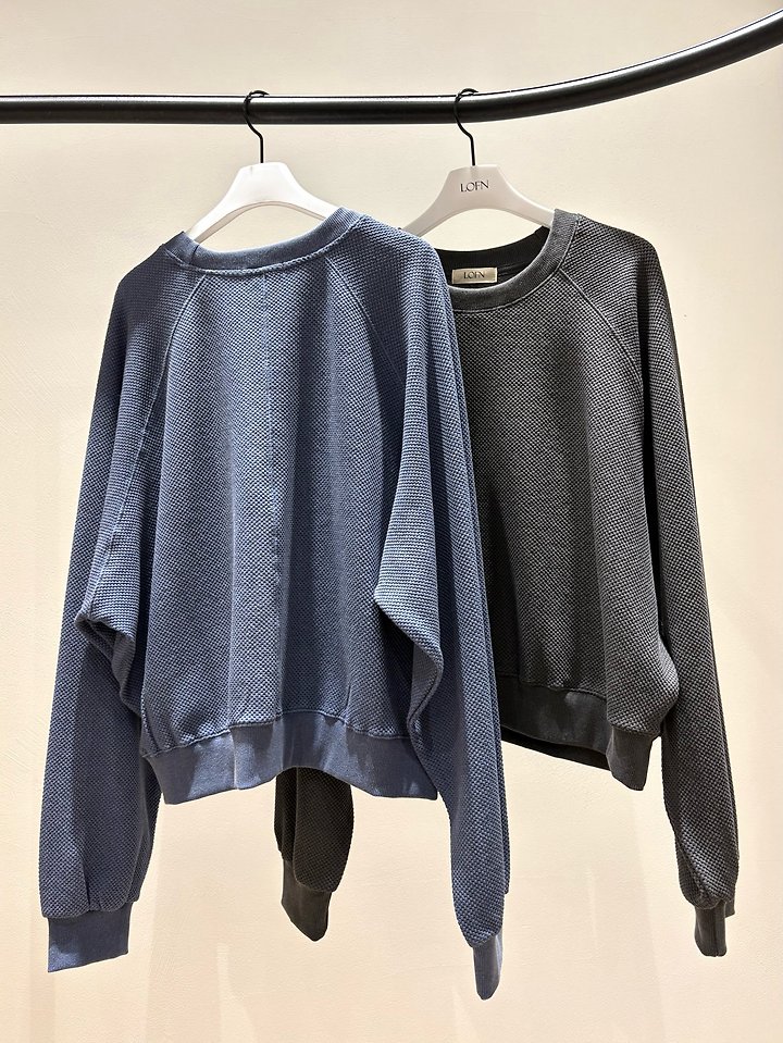 Cozy Waffle Sweatshirt & Pants Set by Lofn for Women - view 10