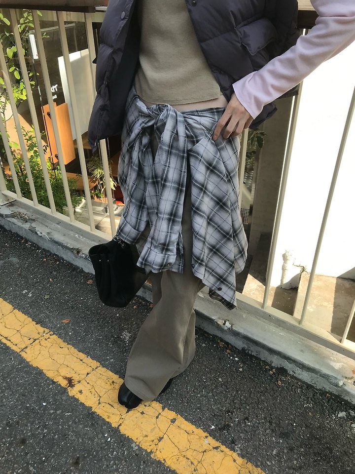 Birdie Check Shirt by Lofn for Women - view 9