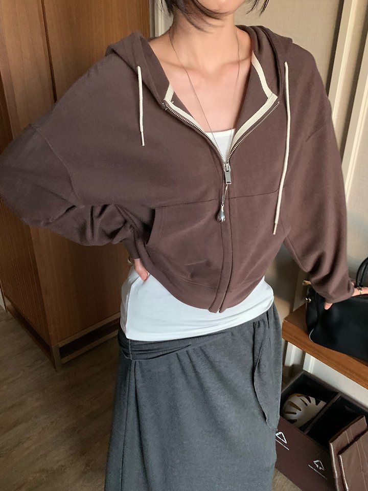 Doudou Hooded Jacket by Lofn for Women - view 8