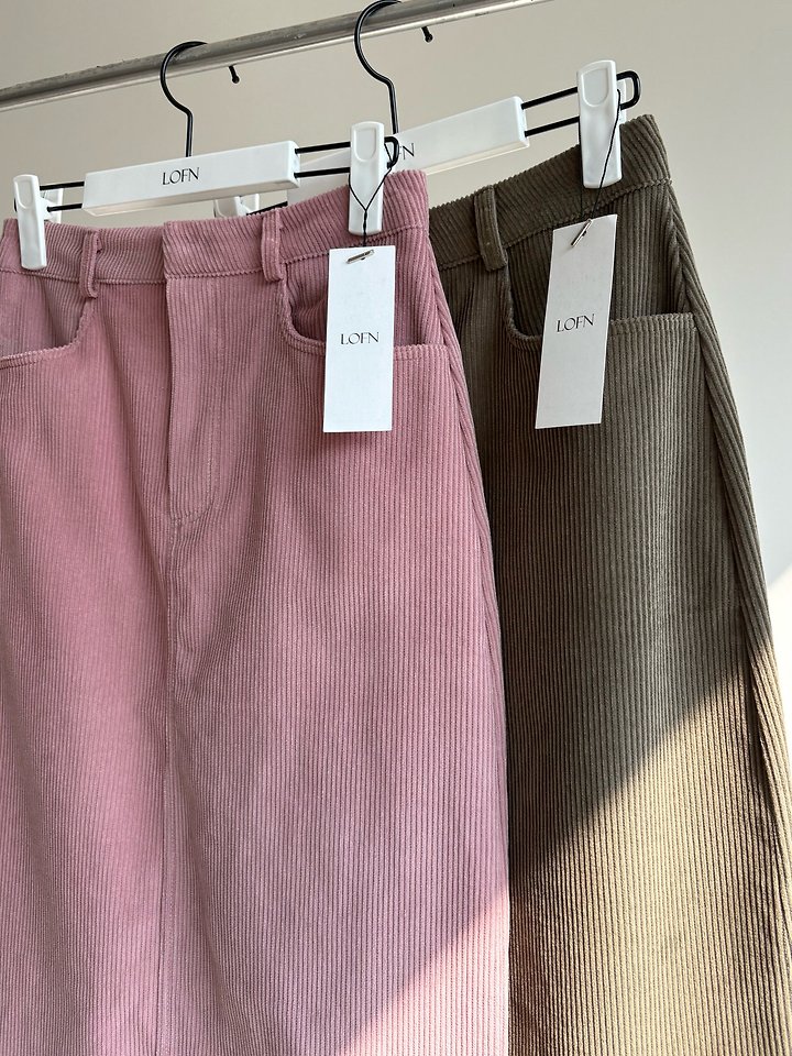 Carol Corduroy Skirt by Lofn for Women - view 1
