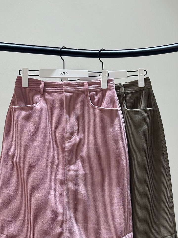 Carol Corduroy Skirt by Lofn for Women - view 5