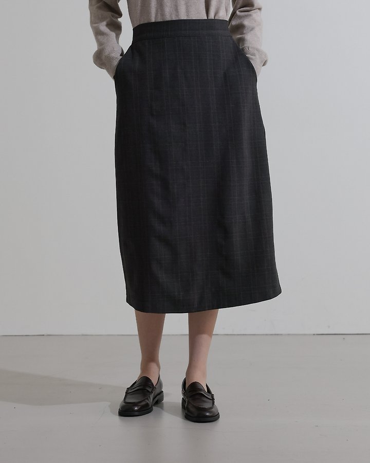 Glen Check Skirt by Lovely for Women - view 10
