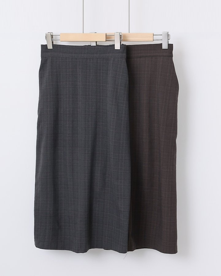 Glen Check Skirt by Lovely for Women - view 12