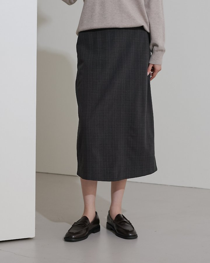 Glen Check Skirt by Lovely for Women - view 6