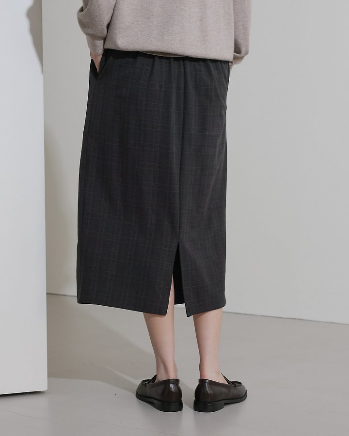 Glen Check Skirt by Lovely for Women - view 8