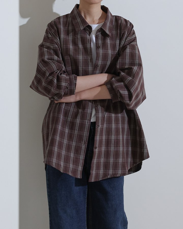 Porter Check Shirt by Lovely for Women - view 11