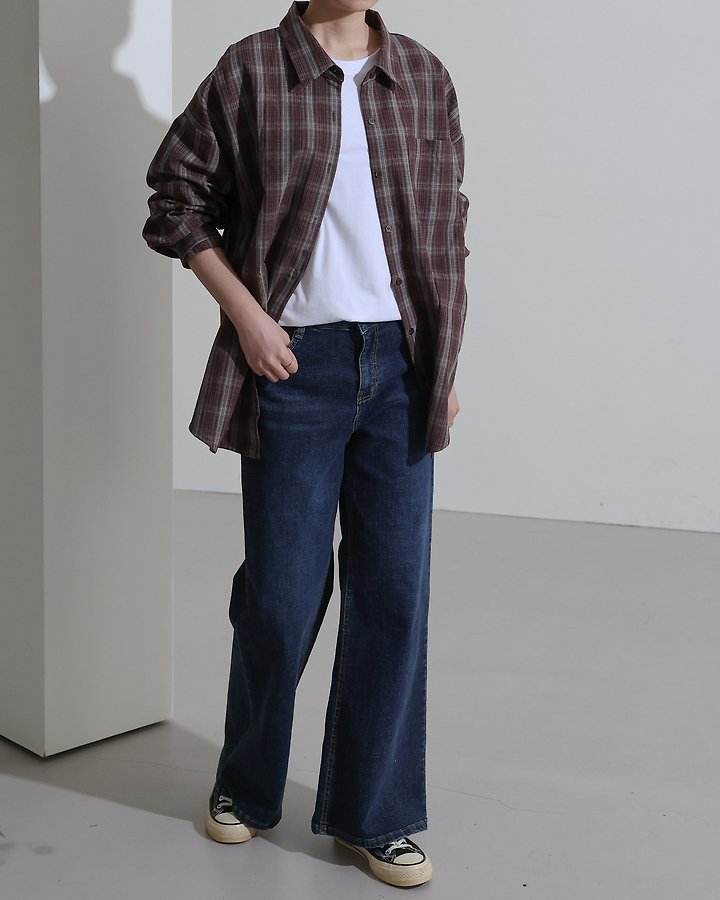 Porter Check Shirt by Lovely for Women - view 9