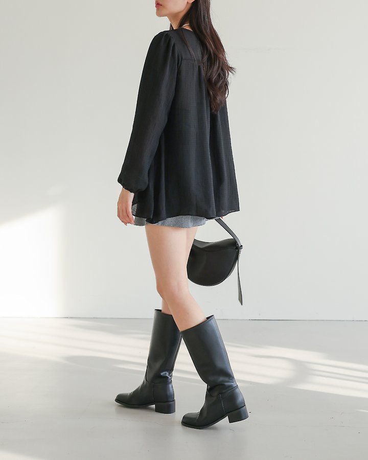 Herb Ribbon Blouse by Lovely for Women - view 3