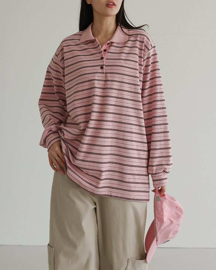 Hour Collar Tee by Lovely for Women - view 6