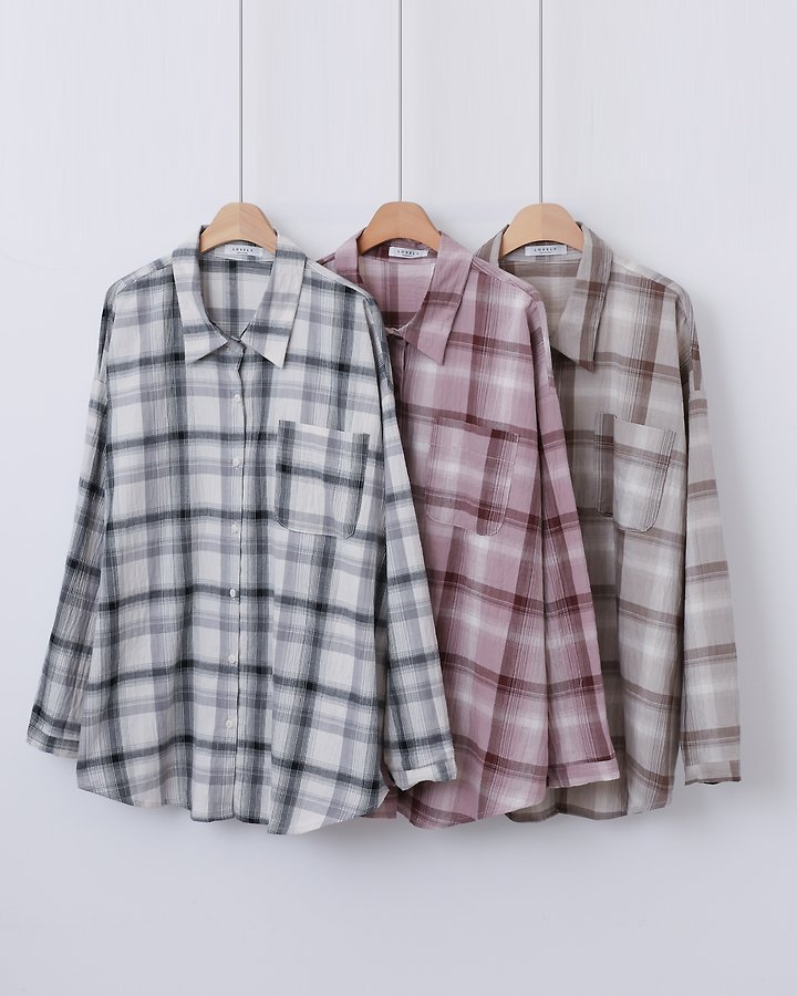 Martin Check Shirt by Lovely for Women - view 12