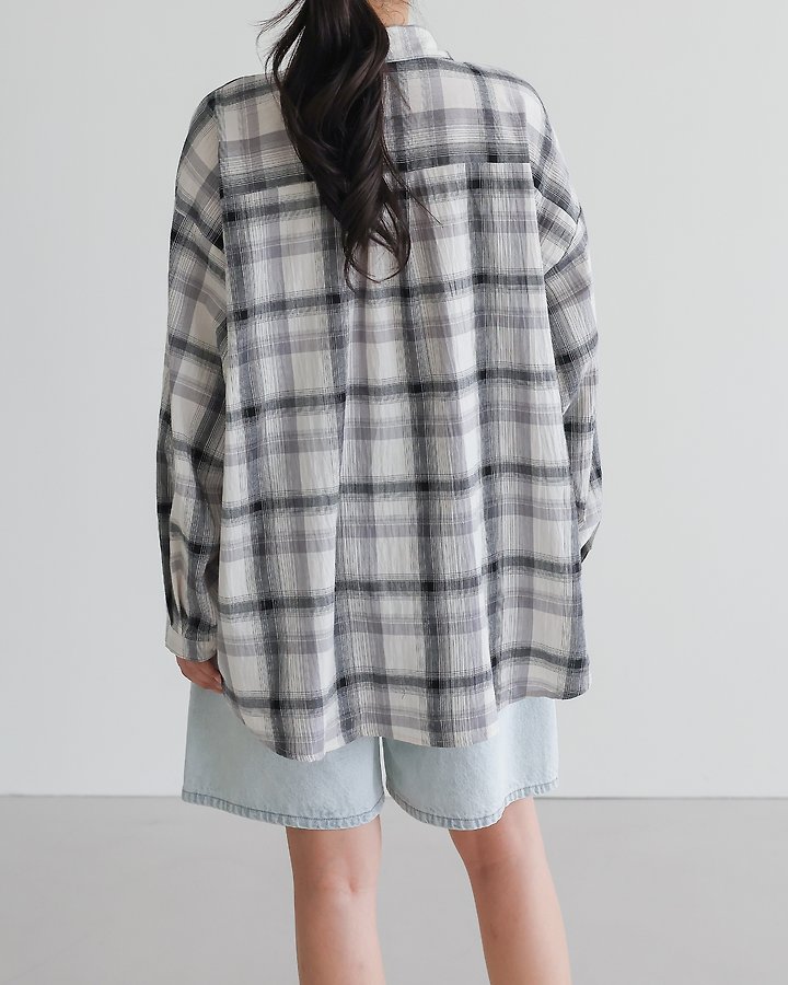 Martin Check Shirt by Lovely for Women - view 5