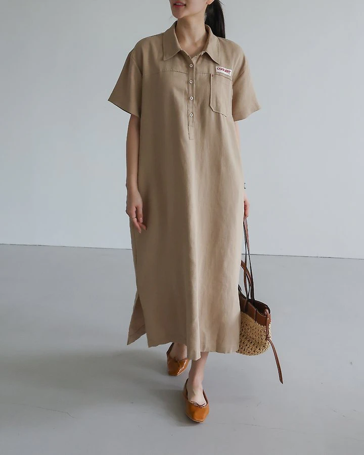 Linen Toy Dress by Lovely for Women - view 4