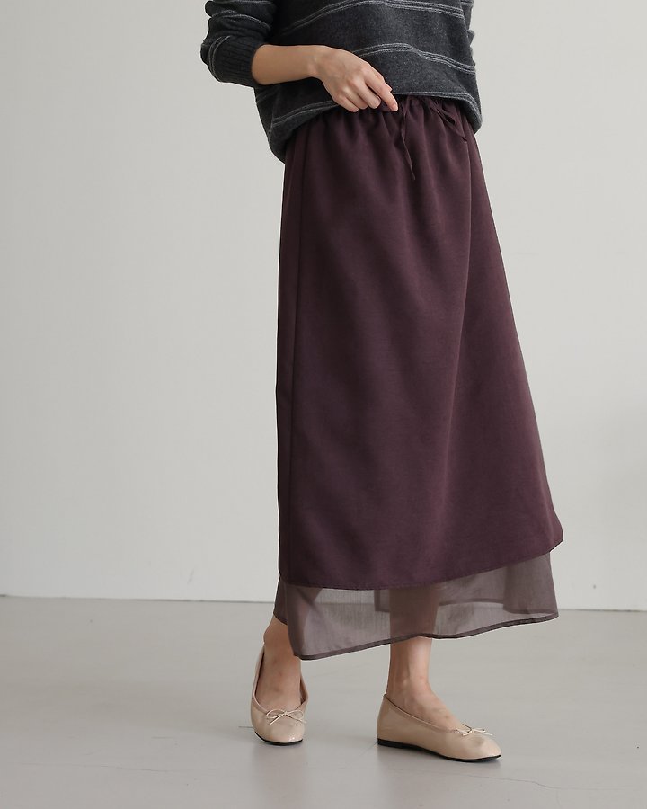 Two Tone Skirt by Lovely for Women - view 9