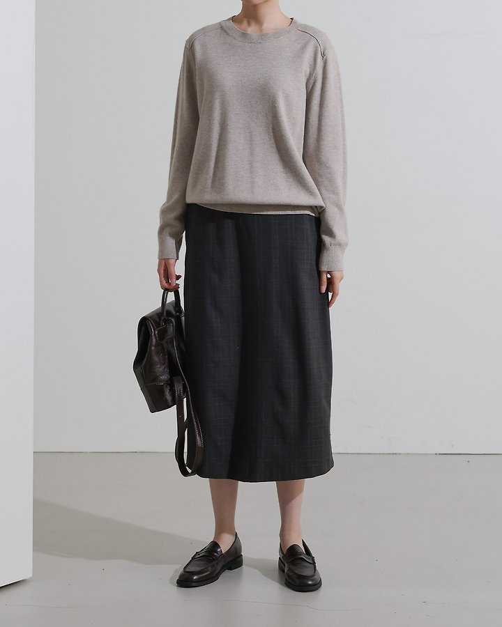 Glen Check Skirt by Lovely for Women - view 1