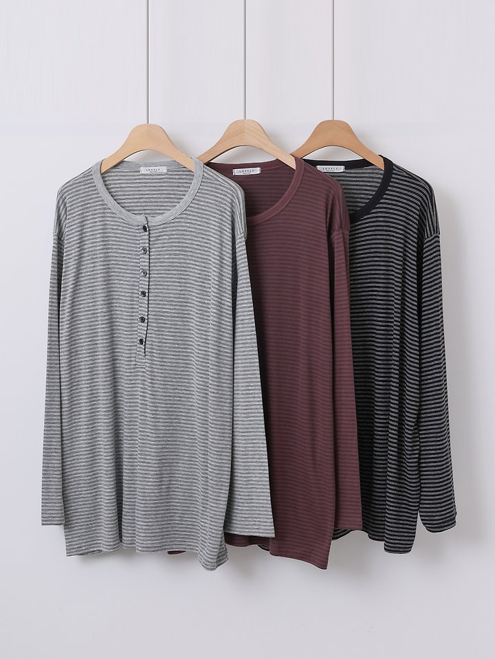 Mochi Placket Tee by Lovely for Women - view 12