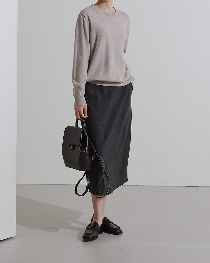Glen Check Skirt by Lovely for Women - view 2