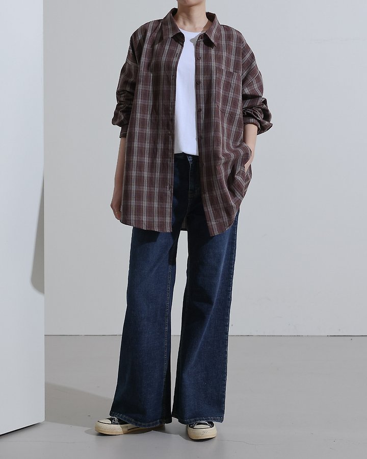 Porter Check Shirt by Lovely for Women - view 1