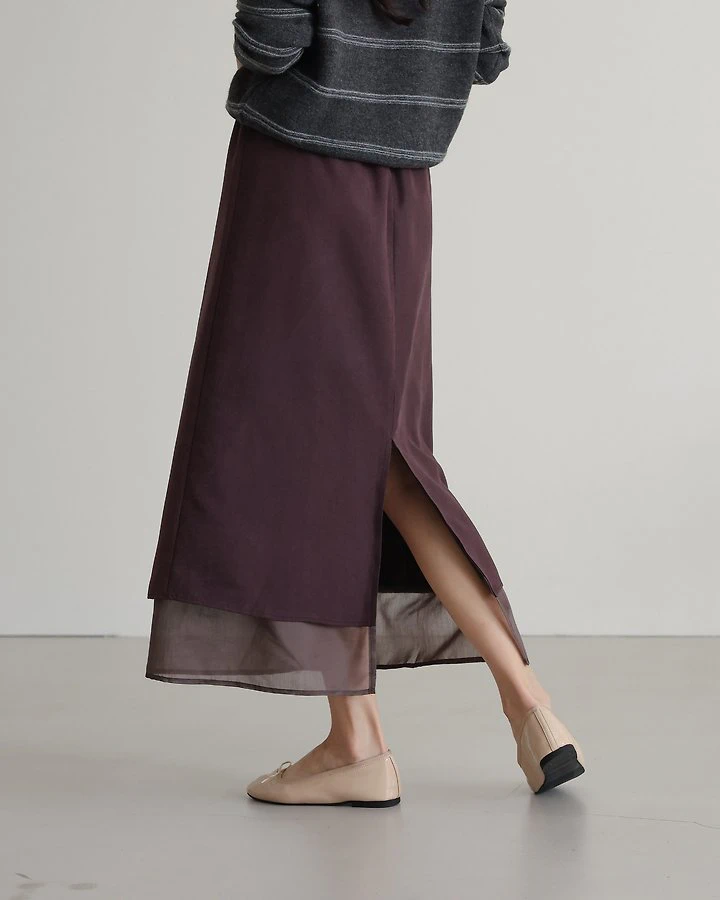Two Tone Skirt by Lovely for Women - view 11