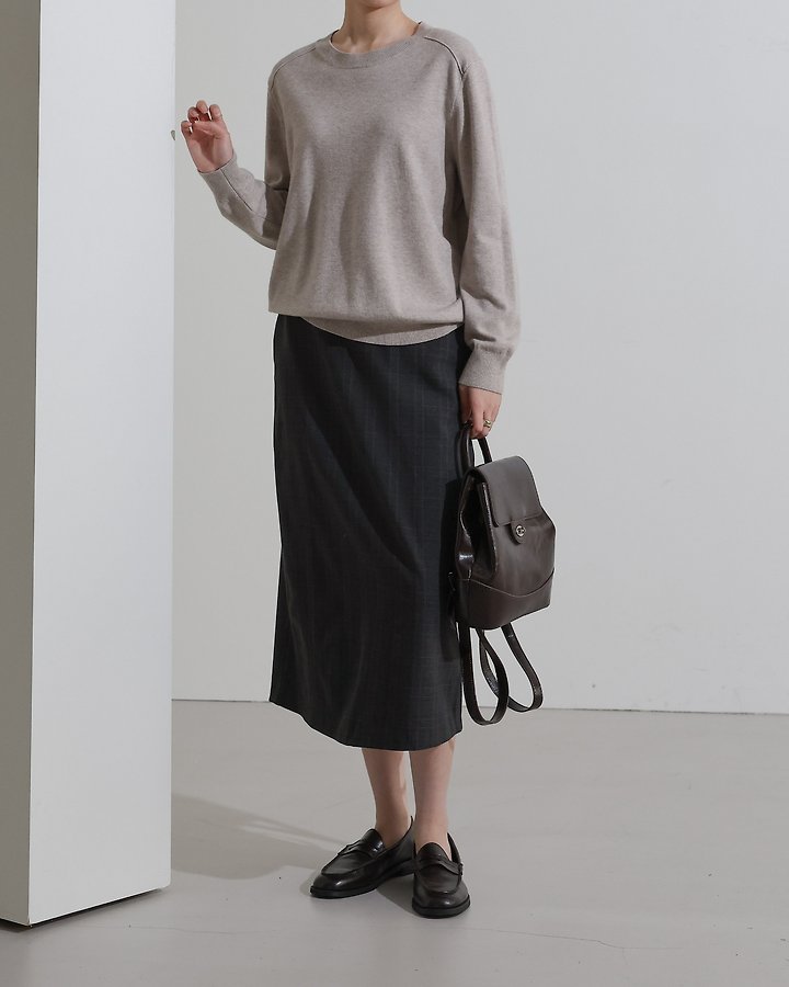 Glen Check Skirt by Lovely for Women - view 3