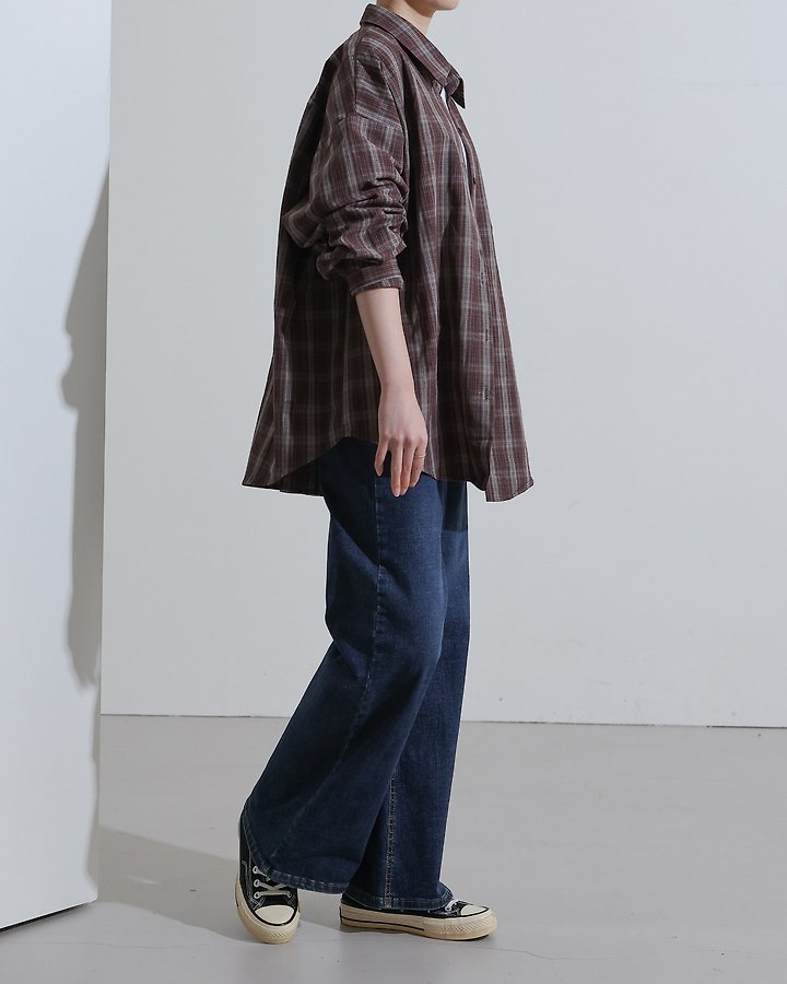 Porter Check Shirt by Lovely for Women - view 2