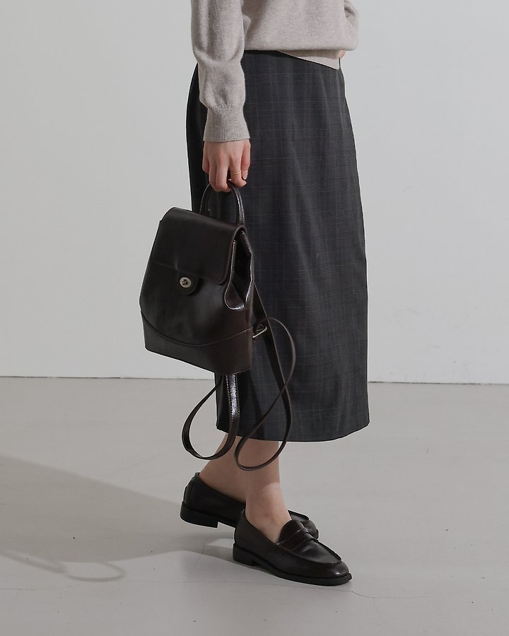 Glen Check Skirt by Lovely for Women - view 4