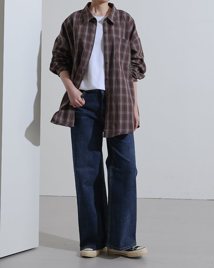 Porter Check Shirt by Lovely for Women - view 3