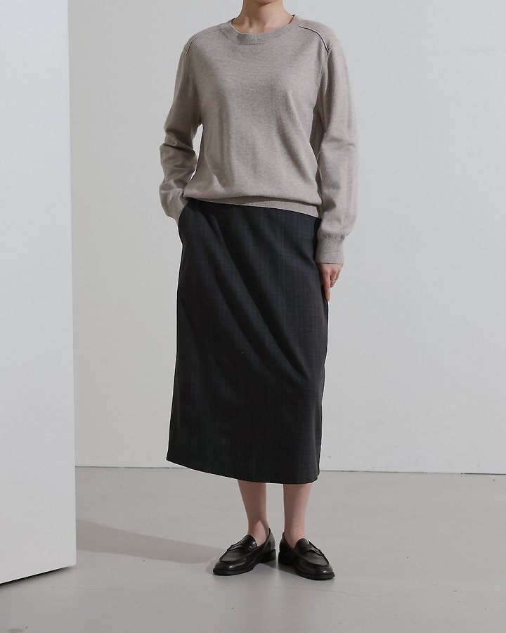 Glen Check Skirt by Lovely for Women - view 5