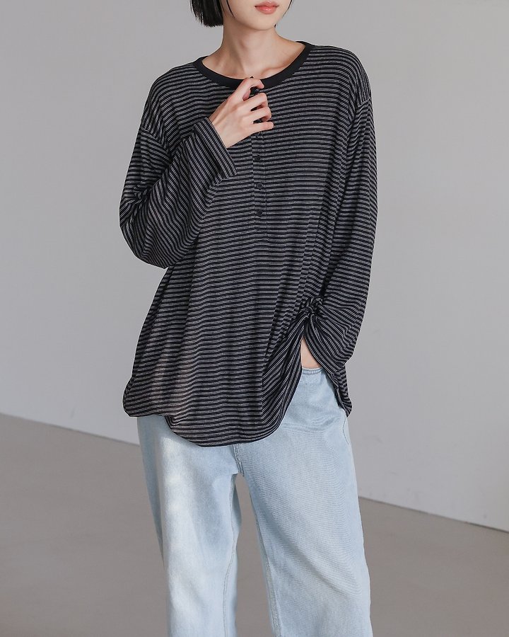 Mochi Placket Tee by Lovely for Women - view 9