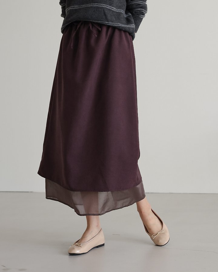 Two Tone Skirt by Lovely for Women - view 8