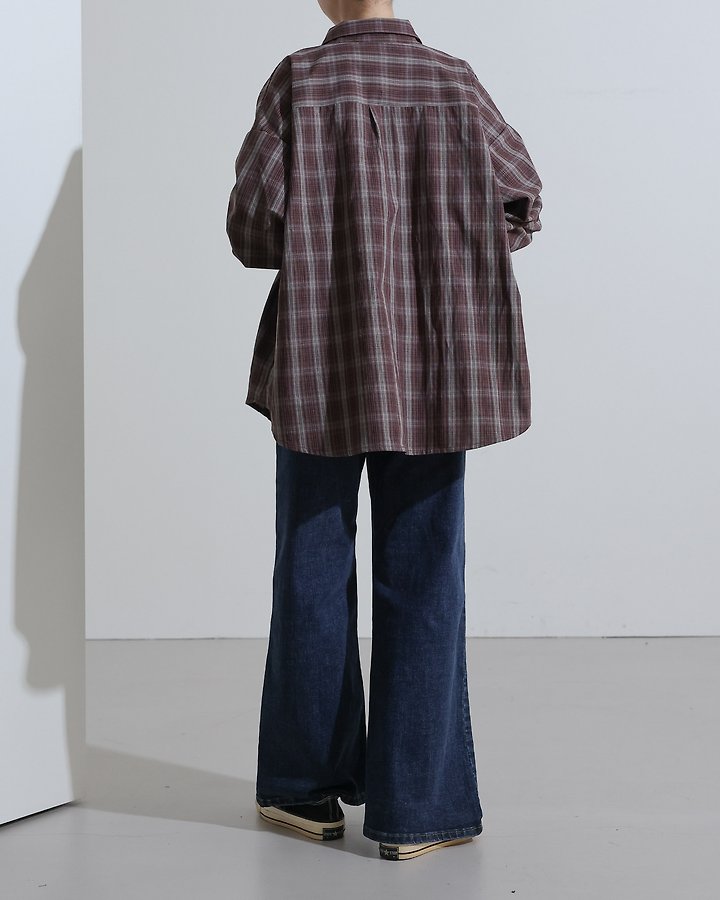 Porter Check Shirt by Lovely for Women - view 6