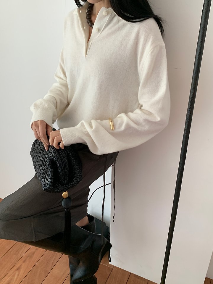Cash Collar Knit by Lucy Salon for Women - view 3