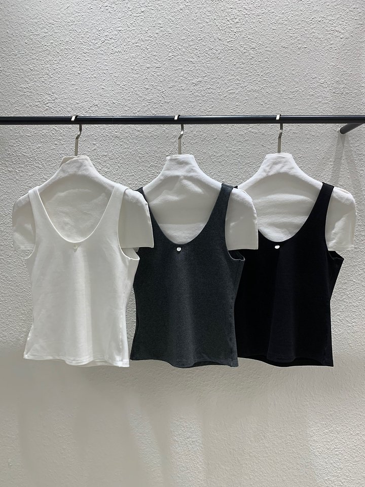 Deep Double U-Neck Padded Camisole by Lucy Salon for Women - view 12
