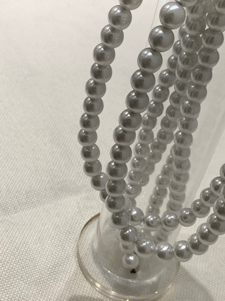 Pearl Layered Necklace by Lucy Salon for Women - view 5