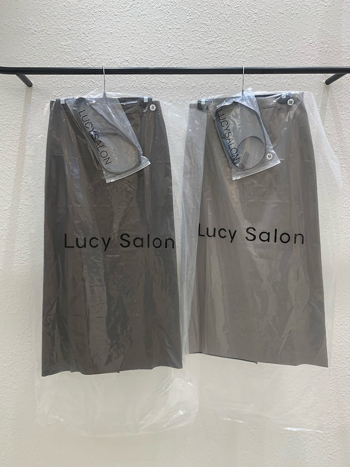 Crease Line Skirt (Belt Set) by Lucy Salon for Women - view 12
