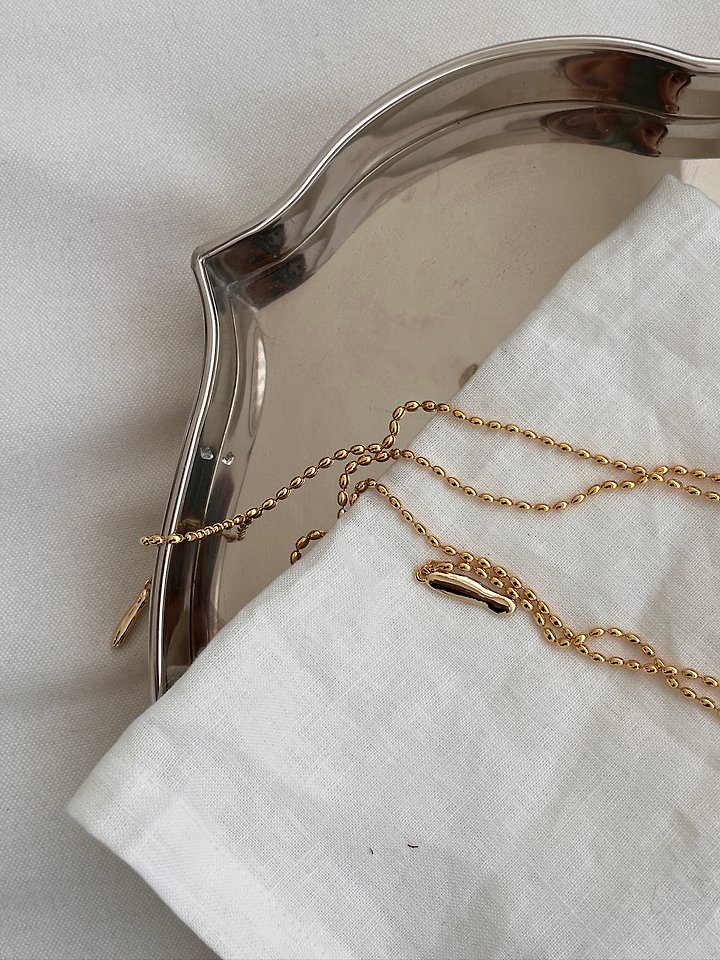 Gold Layered Necklace by Lucy Salon for Women - view 10