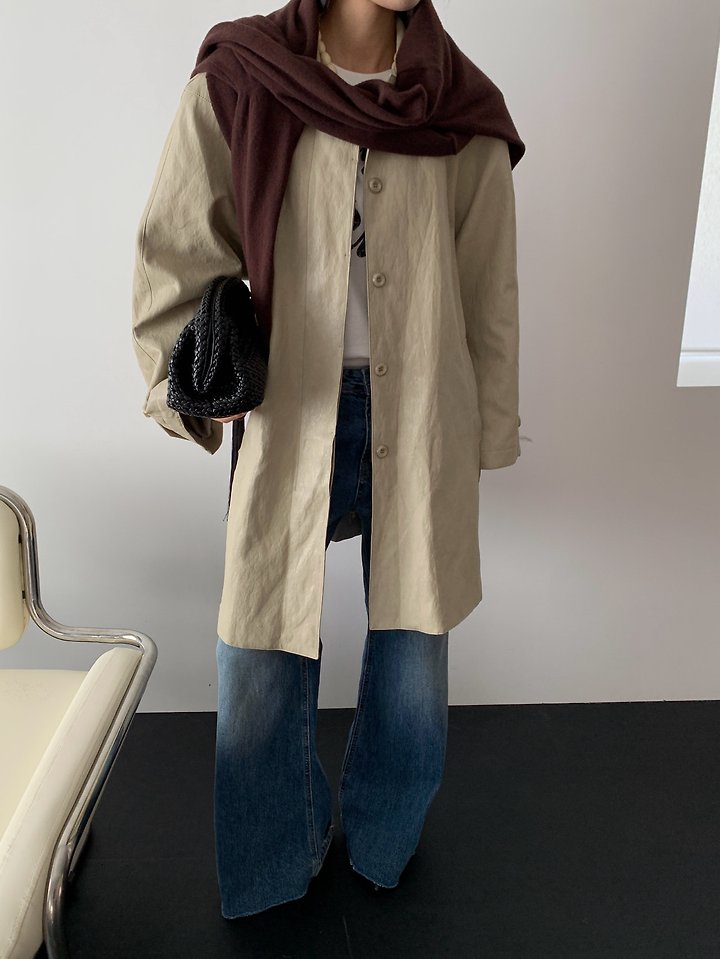 Ted Leather Trench Coat by Lucy Salon for Women - view 6