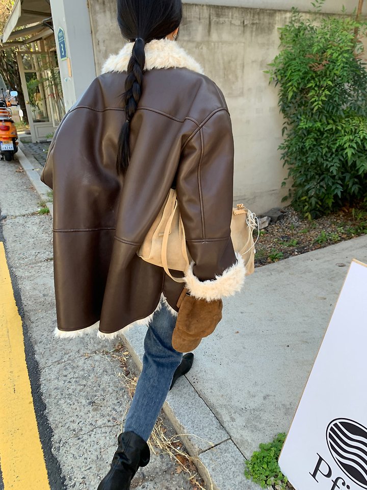 Woody Lamb Shearling Jacket by Lucy Salon for Women - view 5