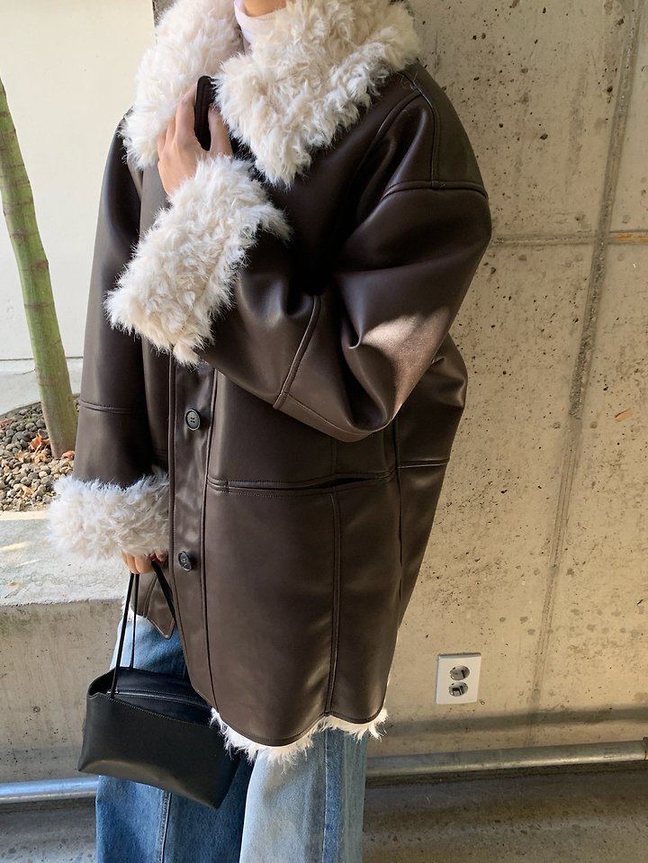 Woody Lamb Shearling Jacket by Lucy Salon for Women - view 7