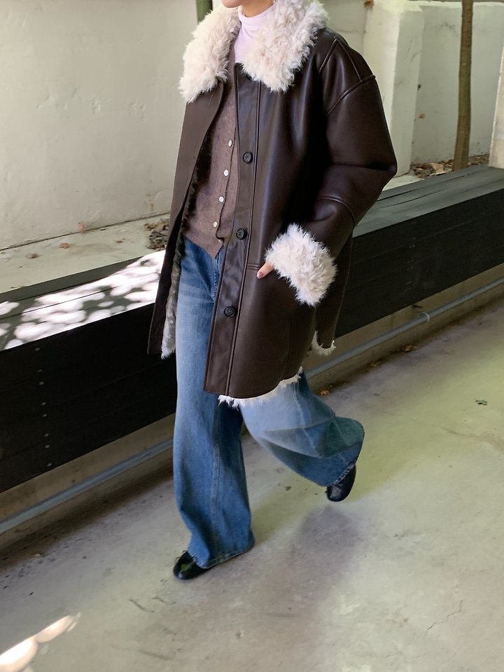 Woody Lamb Shearling Jacket by Lucy Salon for Women - view 9